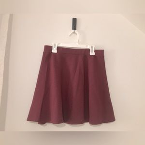 Short maroon colored skirt, Jack Wills brand